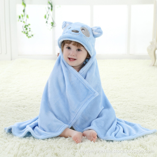 Cute Fleece Quick Dry Fabric Baby Towel